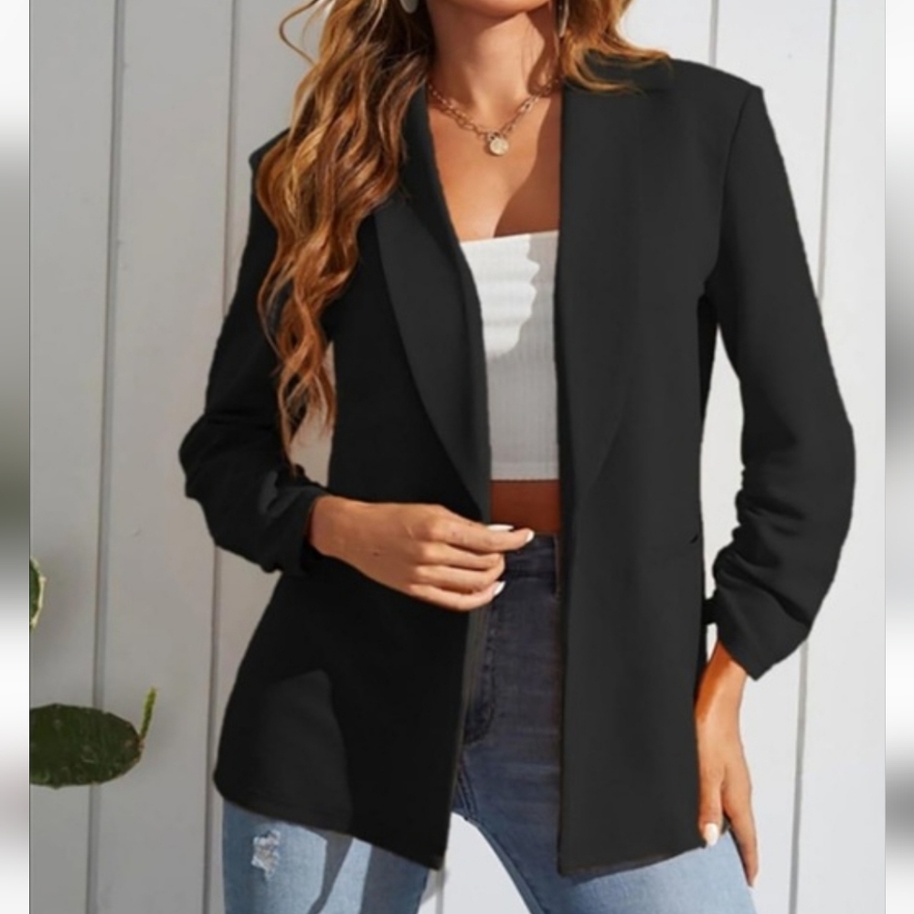 Elegant Black Women's Blazer